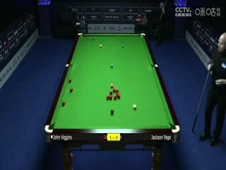斯諾克世界公開賽64進(jìn)32 約翰·希金斯3-5杰克遜·佩吉 20240319