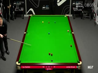 2024斯諾克威爾士公開賽資格賽 呂昊天3-4喬丹·布朗 20240126