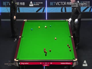 斯諾克威爾士公開賽 丁俊暉2-4羅比·威廉姆斯 20240213（李照）