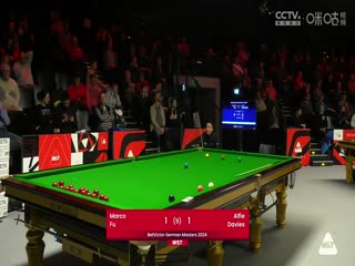 2024斯諾克德國(guó)大師賽 阿爾菲·戴維斯3-1傅家俊 20240130（退賽）（李照）