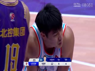 CBA常規(guī)賽第22輪 北京控股VS山東高速 20231227（周赫）