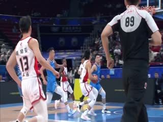 CBA常規(guī)賽第16輪 上海久事VS廣州龍獅 20231213（李天宇、陳正昊）