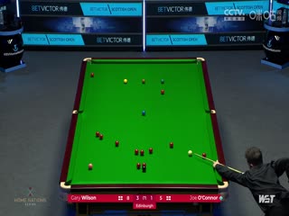2023斯諾克蘇格蘭公開(kāi)賽 加里·威爾遜4-3喬·奧康納 20231214