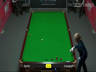 斯諾克 賀國強0-5羅斯·繆爾 20230727（黑8）