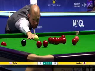 2023斯諾克英錦賽第二輪 馬克·塞爾比6-5霍金斯 20231129（李照）
