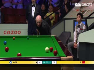 斯諾克 安東尼·麥克吉爾12-13斯佳輝 20230426（第三階段）（李照）