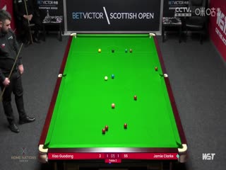 斯諾克 肖國棟2-4詹姆·克拉克 20231030