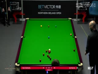 斯諾克 伊恩·伯恩斯4-2肯·達(dá)赫迪 20231025