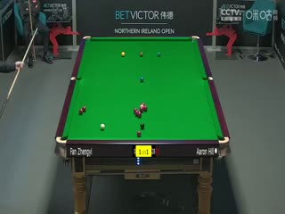 斯諾克 亞倫·希爾4-1范爭(zhēng)一 20231023