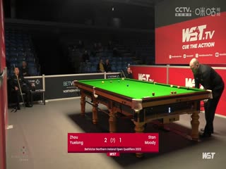 斯諾克 周躍龍2-4斯坦·穆迪 20231020