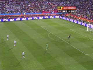 南非世界杯 小組賽-B 阿根廷(南美洲) VS (非洲)尼日利亞下半場(chǎng)FIFAWorldCuArgentinavsNigeriandHalf國(guó)語