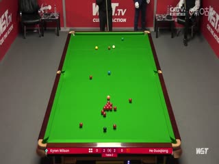 斯諾克 凱倫.威爾遜4-5賀國(guó)強(qiáng) 20230901