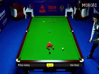 2025斯諾克武漢公開賽32進16 周躍龍1-5斯坦·穆迪 20250826