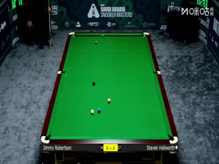 2025斯諾克沙特大師賽第三輪（80進(jìn)48） 吉米·羅伯遜3-4斯蒂芬·霍爾沃斯 20250811