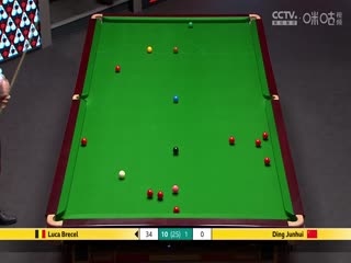 24-25賽季斯諾克世錦賽第二輪 丁俊暉4-12盧卡·布雷塞爾（第二階段） 20250427