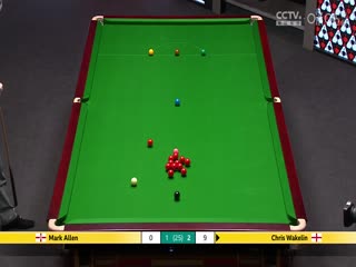 24-25賽季斯諾克世錦賽第二輪 克里斯·韋克林6-2馬克·艾倫（第一階段） 20250424