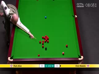 24-25賽季斯諾克世錦賽第二輪 克里斯·韋克林13-6馬克·艾倫（第三階段） 20250426