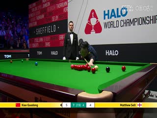 24-25賽季斯諾克世錦賽第一輪 肖國棟10-4馬修·塞爾特（第二階段） 20250420