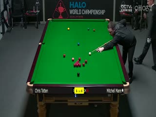 斯諾克世錦賽資格賽128進(jìn)96 克里斯·托頓7-10米切爾·曼恩（第二階段） 20250407