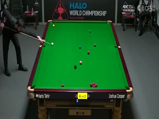 斯諾克世錦賽資格賽128進(jìn)96 哈里斯·塔希爾7-2約書亞·庫珀（第一階段） 20250407