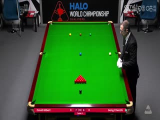 斯諾克世錦賽資格賽96進(jìn)64及64進(jìn)32 大衛(wèi)·吉爾伯特10-6鞏晨智（第二階段） 20250413