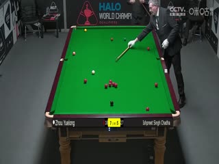 斯諾克世錦賽資格賽96進(jìn)64及64進(jìn)32 周躍龍10-5辛格·查達(dá)（第二階段） 20250413