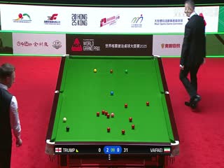 斯諾克世界大獎賽8進(jìn)4 賈德·特魯姆普5-0侯賽因·瓦菲  20250307