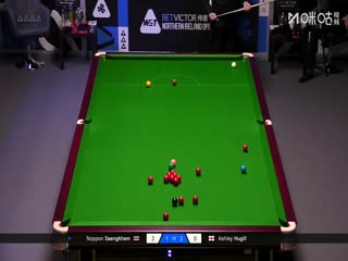 2025斯諾克北愛爾蘭公開賽64進(jìn)32 諾鵬·桑卡姆2-4阿什利·休吉爾 20251019